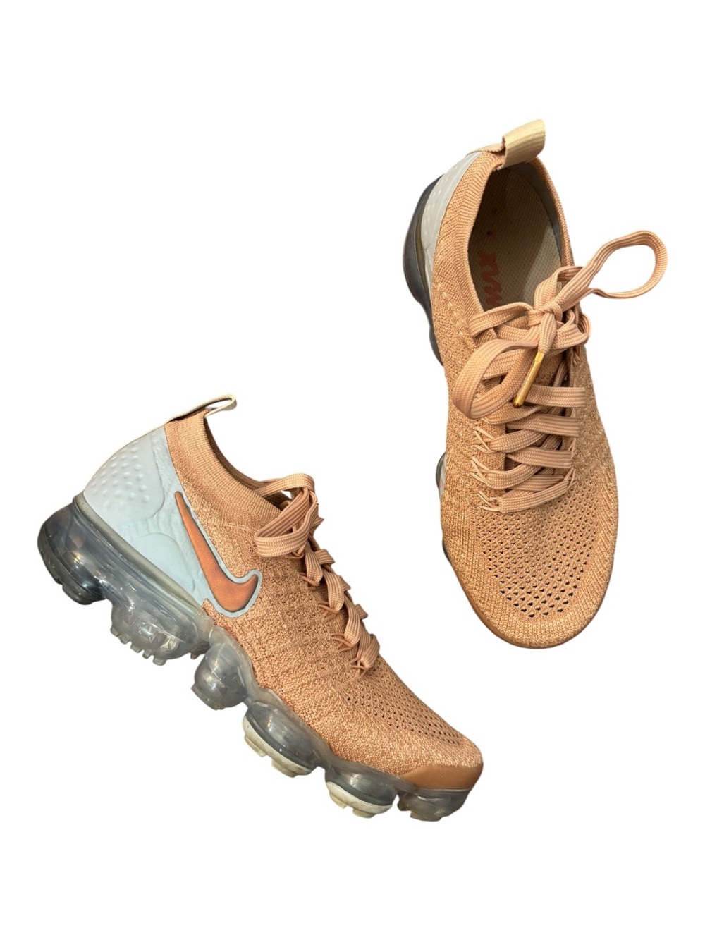 Nike Air VaporMax Flyknit 2 Rose Gold Women’s Size 6 Running Sneakers